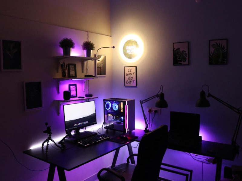 Photo Gaming setup